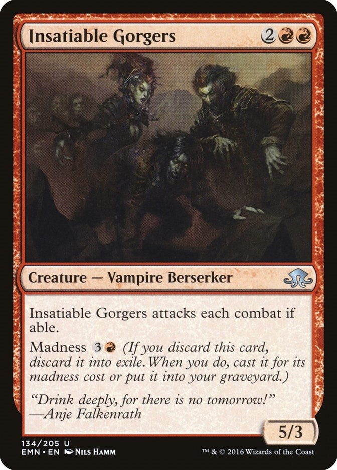 Image for Insatiable Gorgers (Eldritch Moon) (134) - Magic: The Gathering
