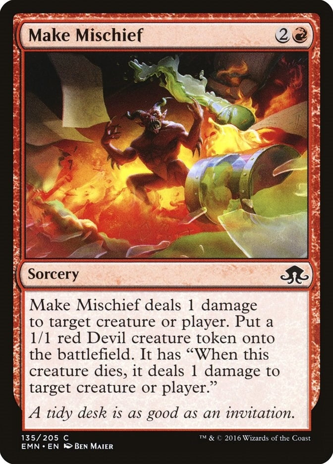 Image for Make Mischief (Eldritch Moon) (135) - Magic: The Gathering