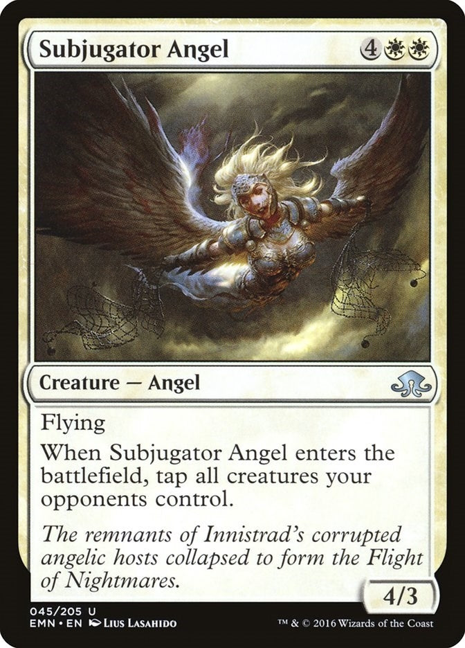 Image for Subjugator Angel (Eldritch Moon) (45) - Magic: The Gathering