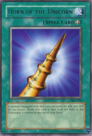 Image for Horn of the Unicorn (Spell Ruler) (SRL-054) - YuGiOh