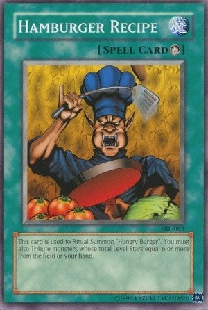Image for Hamburger Recipe (Spell Ruler) (SRL-063) - YuGiOh