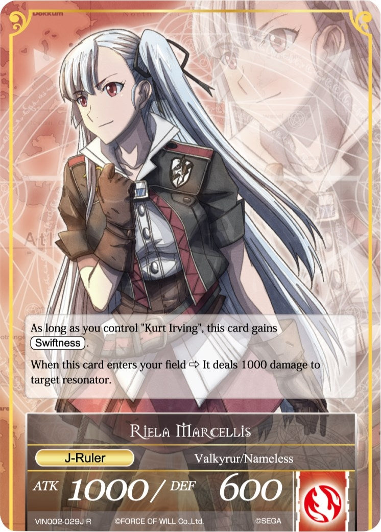 Image for Riela Marcellis (Vingolf 2 - Valkyria Chronicles) (VIN002-029/J) - Force of Will