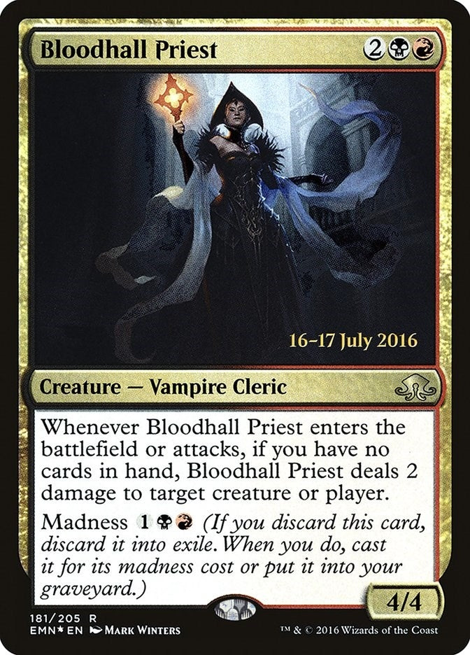 Image for Bloodhall Priest (Prerelease Cards) (181) - Magic: The Gathering
