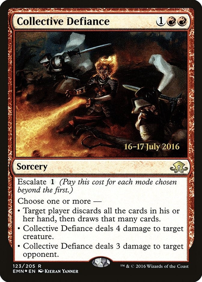 Image for Collective Defiance (Prerelease Cards) (123) - Magic: The Gathering