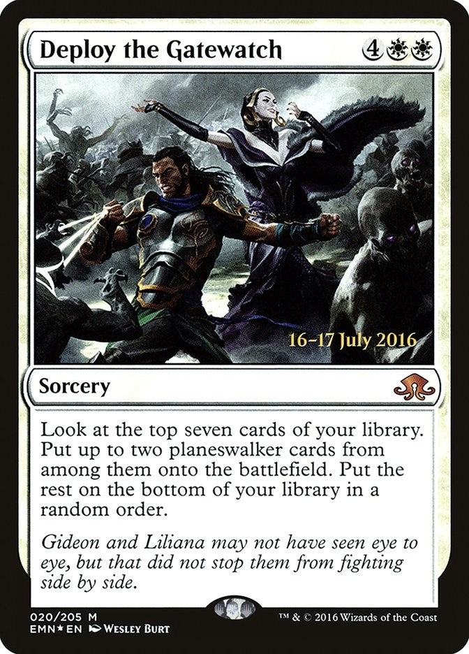 Image for Deploy the Gatewatch (Prerelease Cards) (20) - Magic: The Gathering