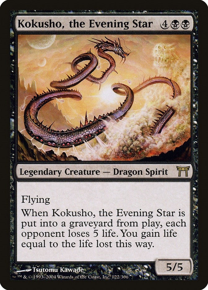 Image for Kokusho, the Evening Star (Champions of Kamigawa) (122) - Magic: The Gathering