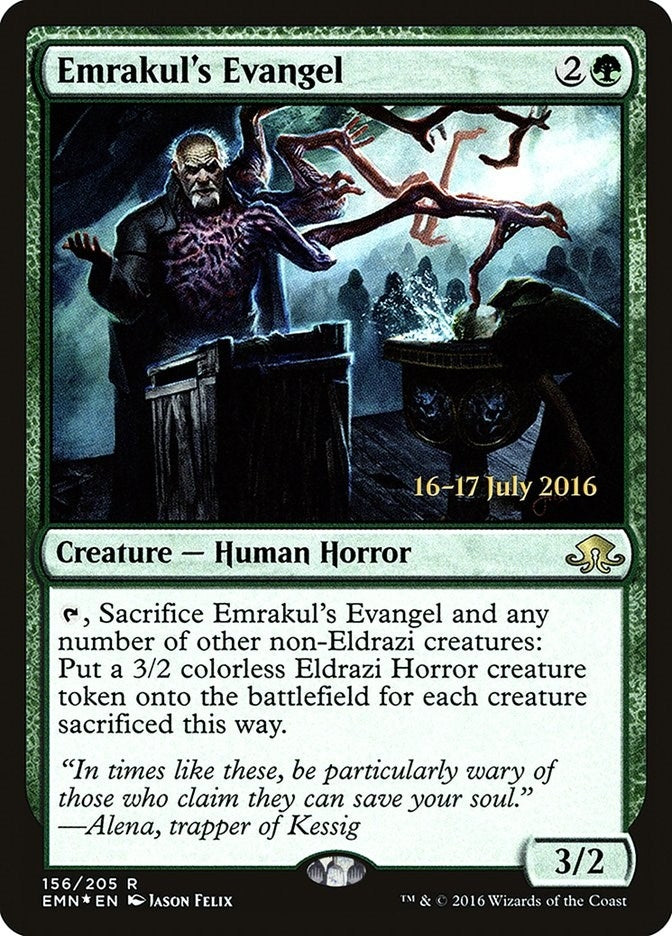 Image for Emrakul's Evangel (Prerelease Cards) (156) - Magic: The Gathering