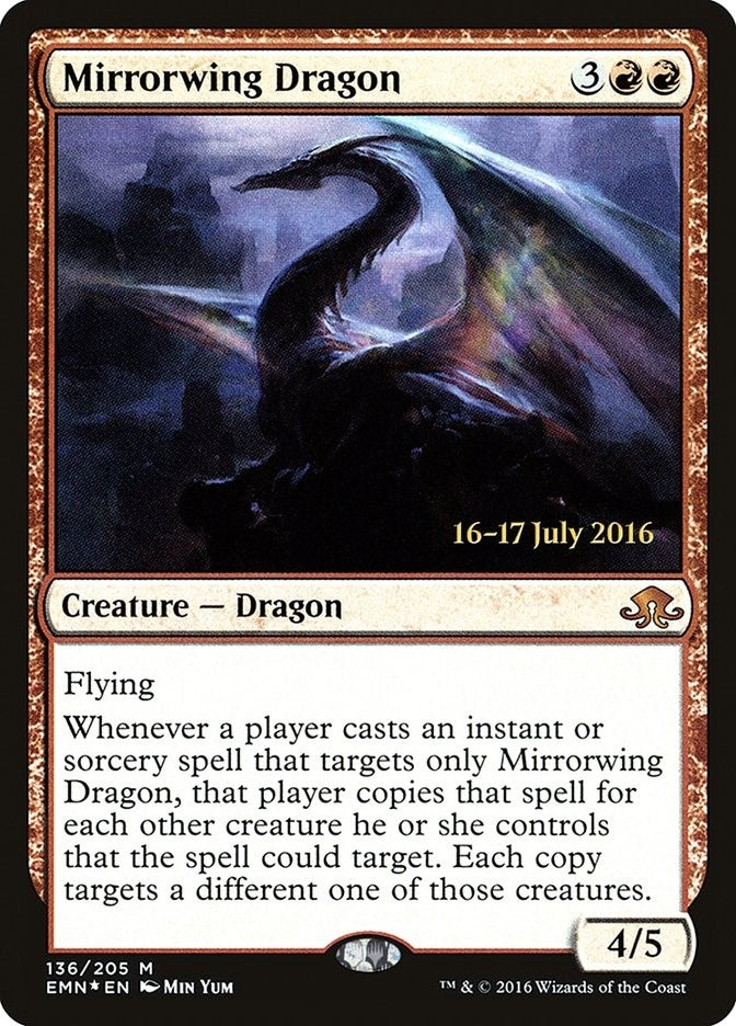 Image for Mirrorwing Dragon (Prerelease Cards) (136) - Magic: The Gathering