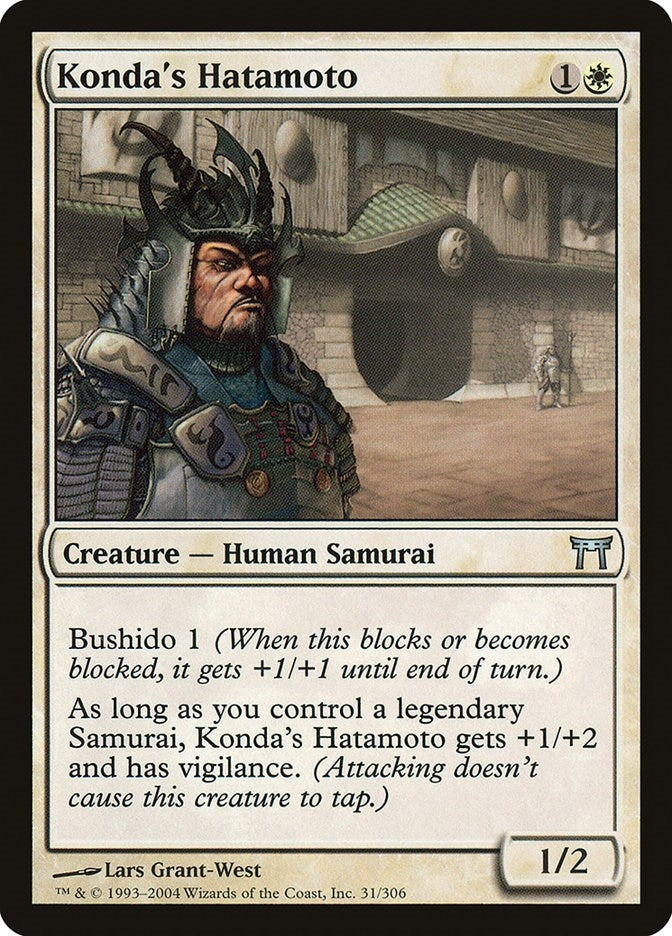 Image for Konda's Hatamoto (Champions of Kamigawa) (31) - Magic: The Gathering