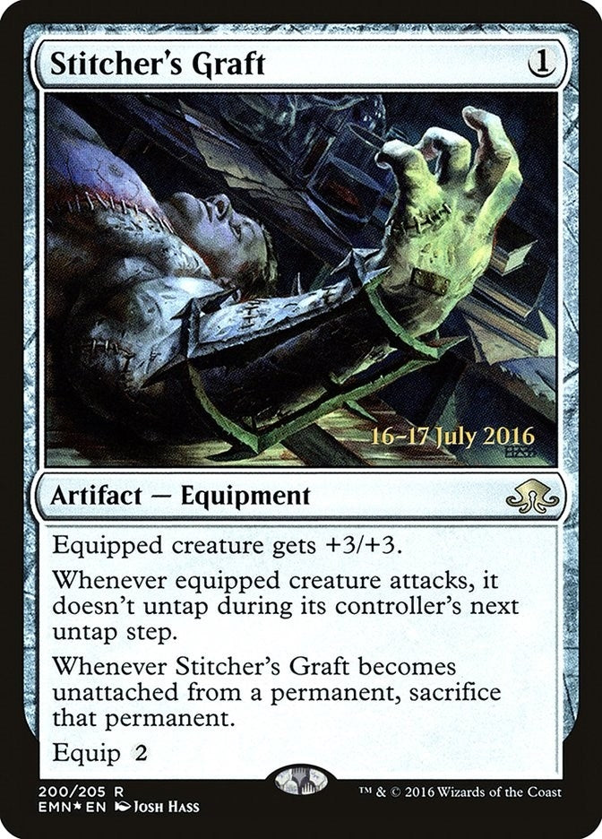 Image for Stitcher's Graft (Prerelease Cards) (200) - Magic: The Gathering