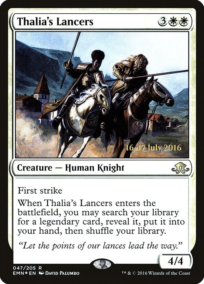 Image for Thalia's Lancers (Prerelease Cards) (47) - Magic: The Gathering