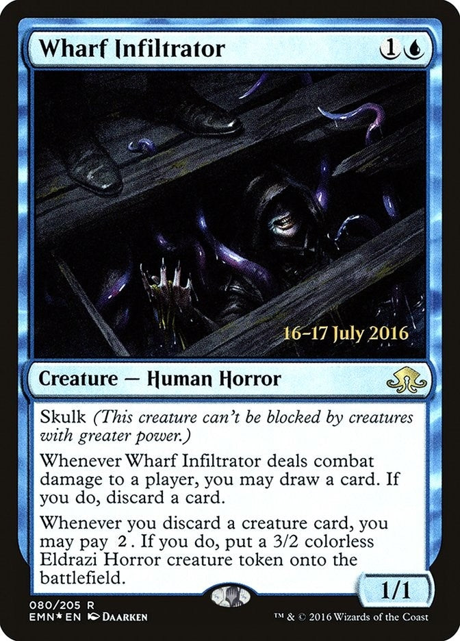 Image for Wharf Infiltrator (Prerelease Cards) (80) - Magic: The Gathering