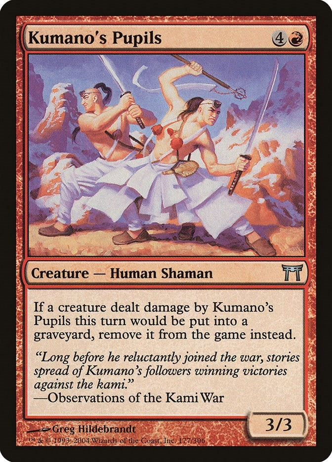 Image for Kumano's Pupils (Champions of Kamigawa) (177) - Magic: The Gathering