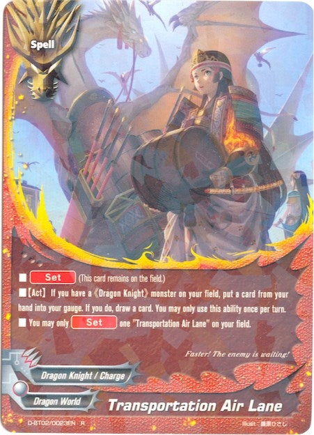 Image for Transportation Air Lane (Roar! Invincible Dragon!!) (D-BT02/0023EN) - Future Card BuddyFight