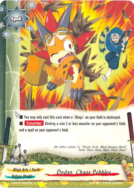 Image for Dodan, Chaos Pebbles (Roar! Invincible Dragon!!) (D-BT02/0084EN) - Future Card BuddyFight