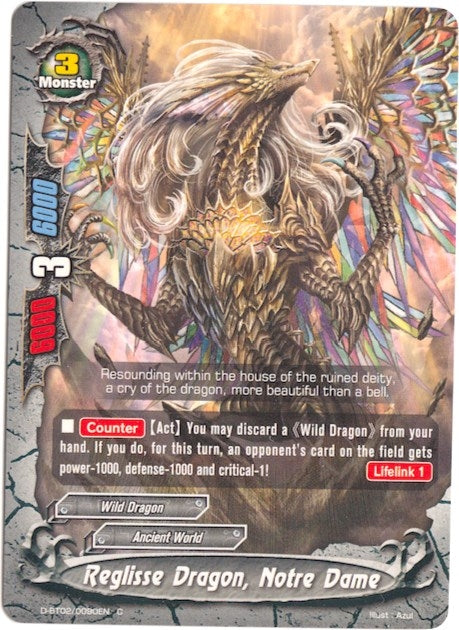 Image for Reglisse Dragon, Notre Dame (Roar! Invincible Dragon!!) (D-BT02/0090EN) - Future Card BuddyFight