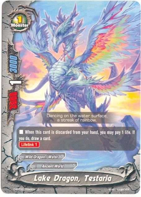 Image for Lake Dragon, Testaria (Roar! Invincible Dragon!!) (D-BT02/0095EN) - Future Card BuddyFight