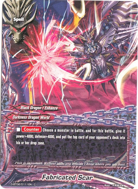 Image for Fabricated Scar (Roar! Invincible Dragon!!) (D-BT02/0111EN) - Future Card BuddyFight