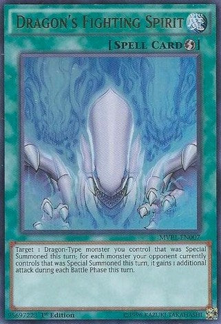 Image for Dragon's Fighting Spirit (The Dark Side of Dimensions Movie Pack) (MVP1-EN007) - YuGiOh