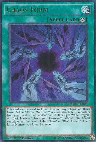 Image for Chaos Form (The Dark Side of Dimensions Movie Pack) (MVP1-EN008) - YuGiOh