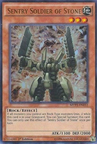 Image for Sentry Soldier of Stone (The Dark Side of Dimensions Movie Pack) (MVP1-EN012) - YuGiOh