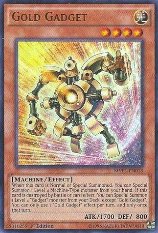 Image for Gold Gadget (The Dark Side of Dimensions Movie Pack) (MVP1-EN018) - YuGiOh