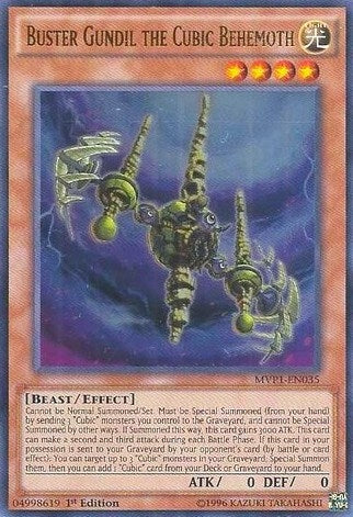 Image for Buster Gundil the Cubic Behemoth (The Dark Side of Dimensions Movie Pack) (MVP1-EN035) - YuGiOh