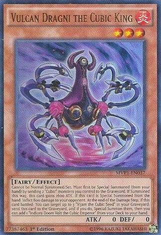 Image for Vulcan Dragni the Cubic King (The Dark Side of Dimensions Movie Pack) (MVP1-EN037) - YuGiOh