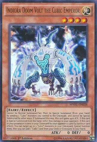 Image for Indiora Doom Volt the Cubic Emperor (The Dark Side of Dimensions Movie Pack) (MVP1-EN038) - YuGiOh