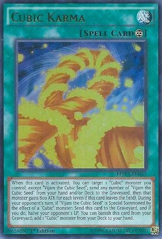 Image for Cubic Karma (The Dark Side of Dimensions Movie Pack) (MVP1-EN041) - YuGiOh