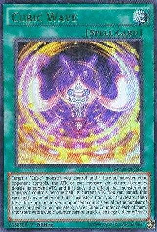 Image for Cubic Wave (The Dark Side of Dimensions Movie Pack) (MVP1-EN042) - YuGiOh