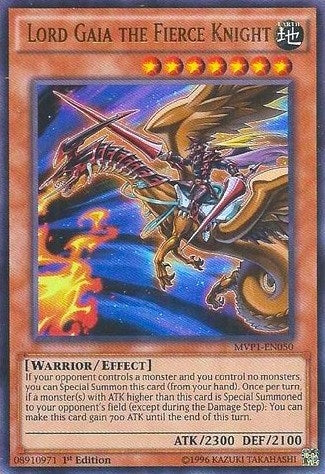 Image for Lord Gaia the Fierce Knight (The Dark Side of Dimensions Movie Pack) (MVP1-EN050) - YuGiOh