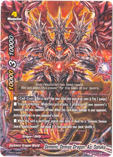Image for Demonic Demise Dragon, Azi Dahaka (Promo Cards) (PR/0154EN) - Future Card BuddyFight