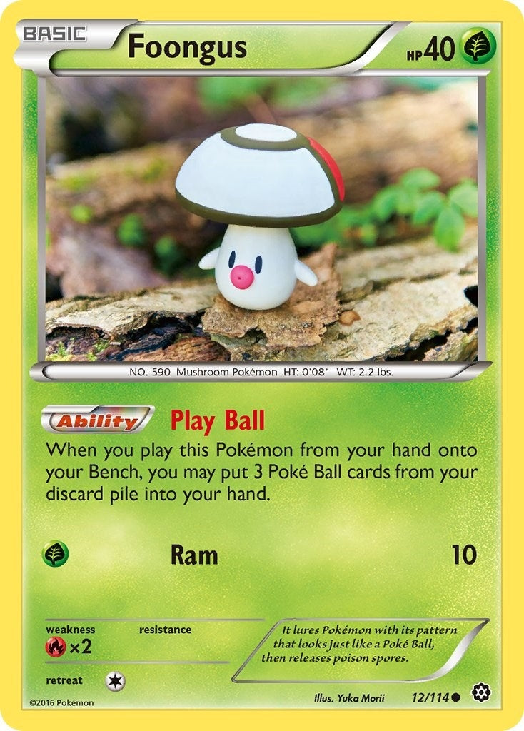 Image for Foongus (XY - Steam Siege) (12/114) - Pokemon