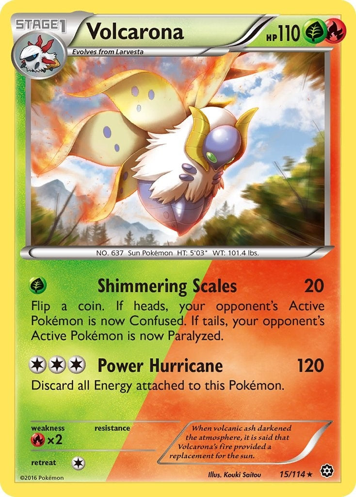 Image for Volcarona (XY - Steam Siege) (15/114) - Pokemon