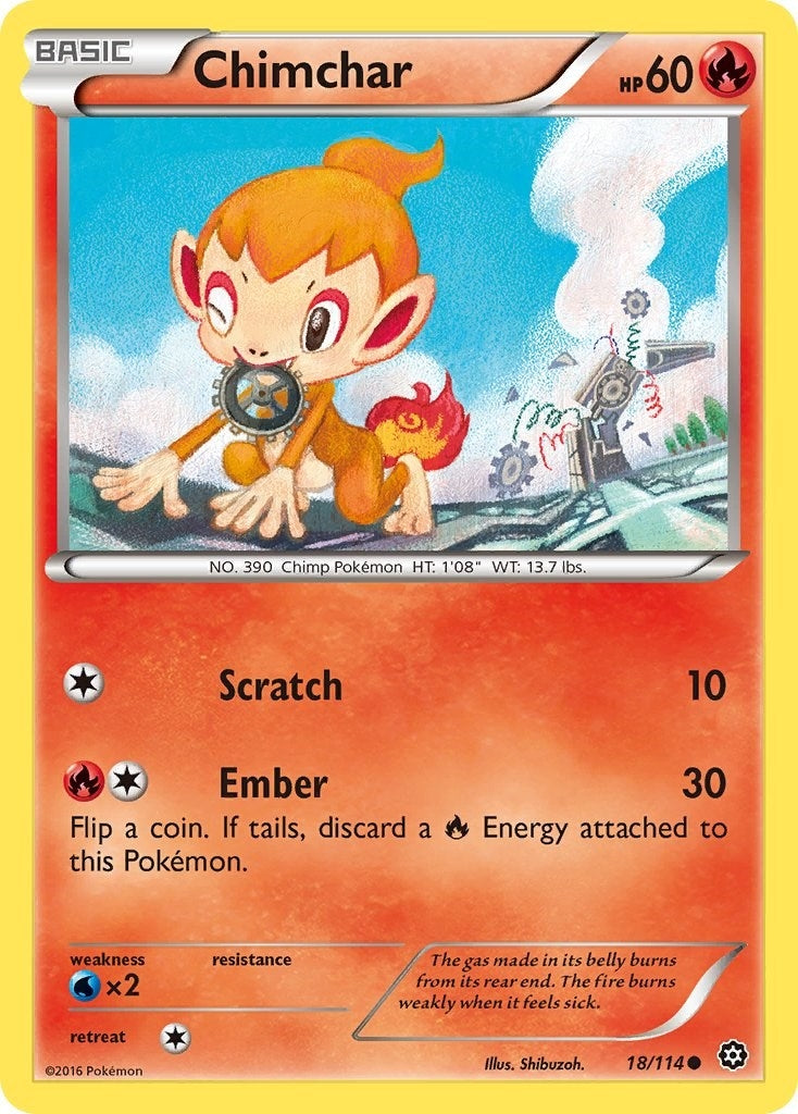 Image for Chimchar (XY - Steam Siege) (18/114) - Pokemon