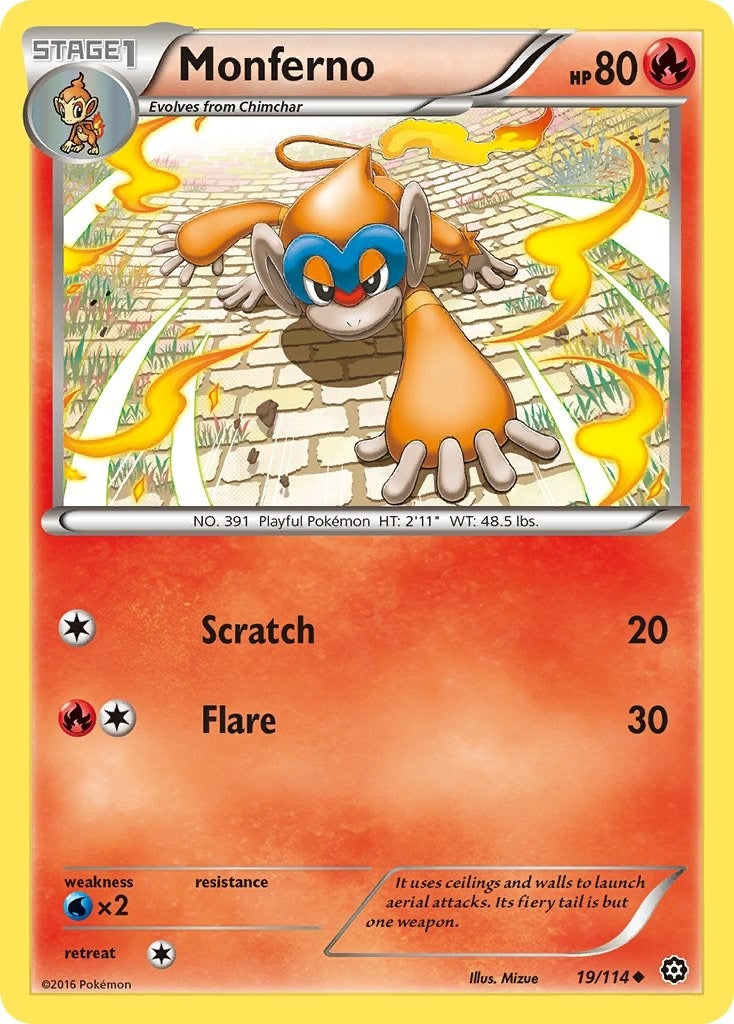 Image for Monferno (XY - Steam Siege) (19/114) - Pokemon