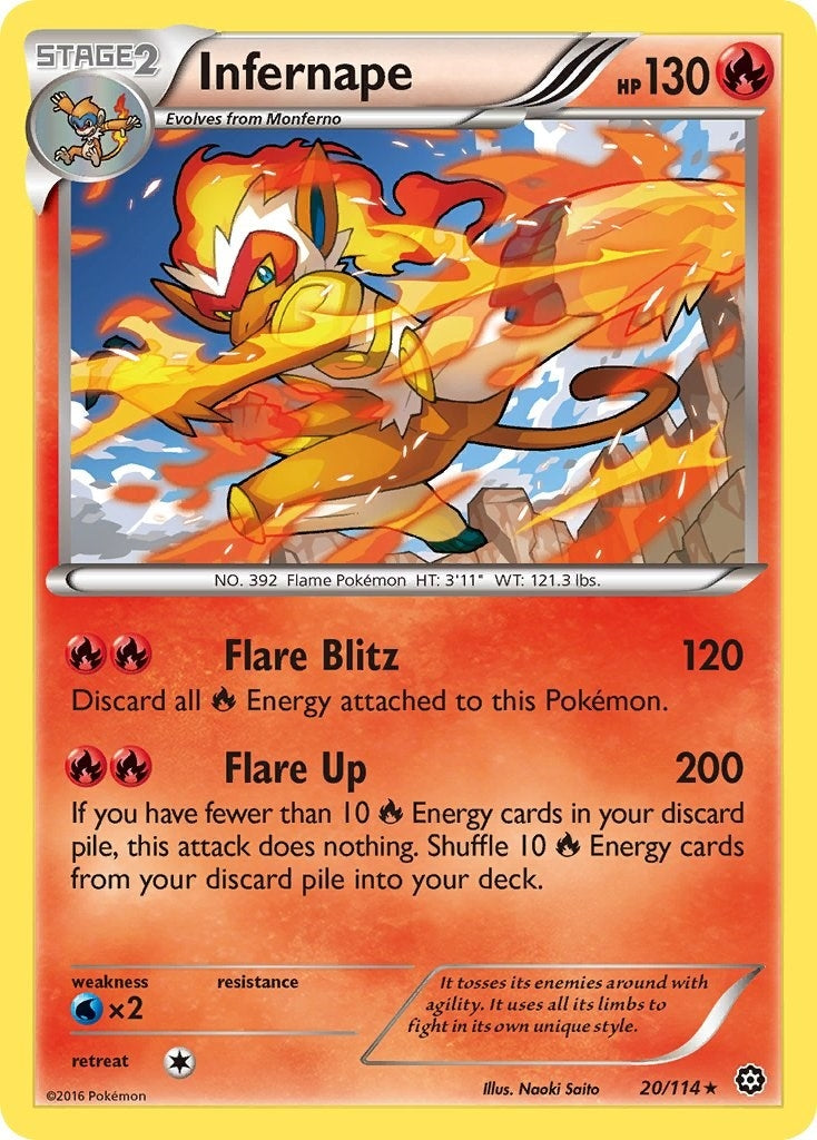 Image for Infernape (XY - Steam Siege) (20/114) - Pokemon