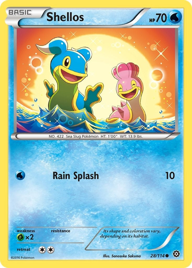 Image for Shellos (XY - Steam Siege) (28/114) - Pokemon