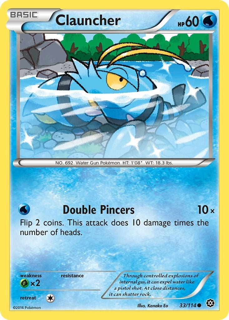 Image for Clauncher (XY - Steam Siege) (33/114) - Pokemon
