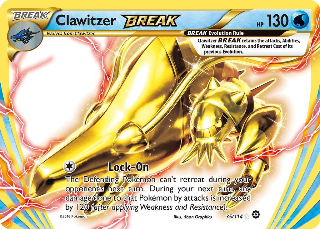 Image for Clawitzer BREAK (XY - Steam Siege) (35/114) - Pokemon