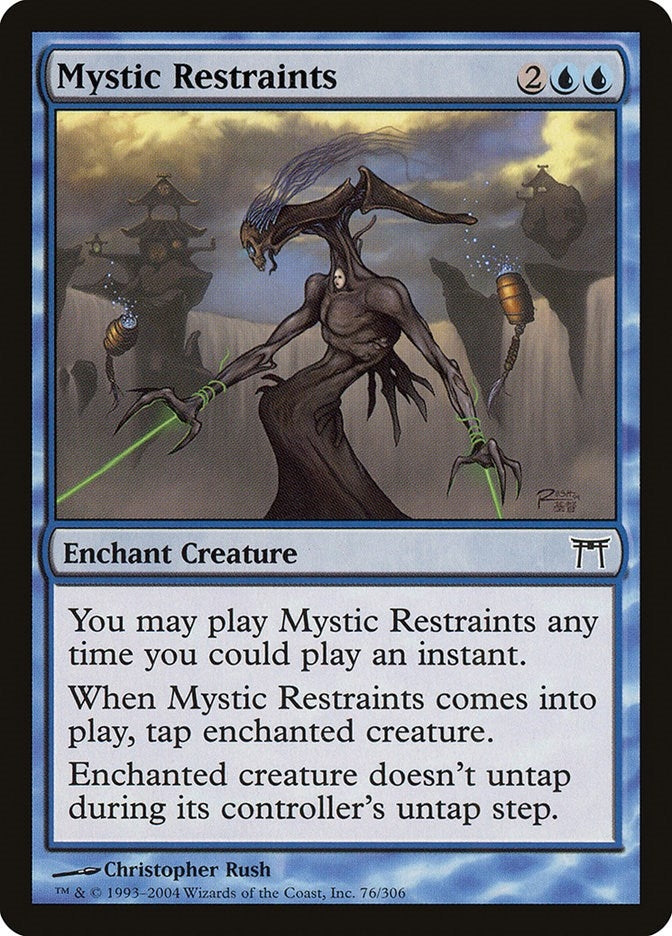 Image for Mystic Restraints (Champions of Kamigawa) (76) - Magic: The Gathering