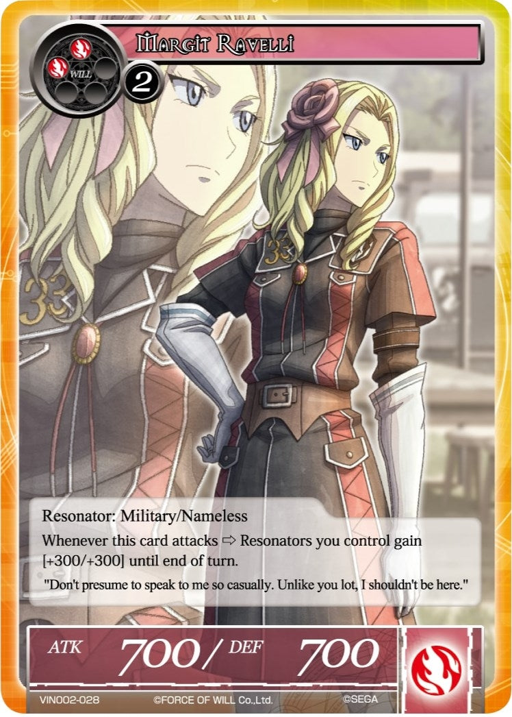 Image for Margit Ravelli (Vingolf 2 - Valkyria Chronicles) (VIN002-028) - Force of Will