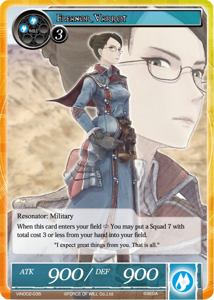 Image for Eleanor Varrot (Vingolf 2 - Valkyria Chronicles) (VIN002-035) - Force of Will