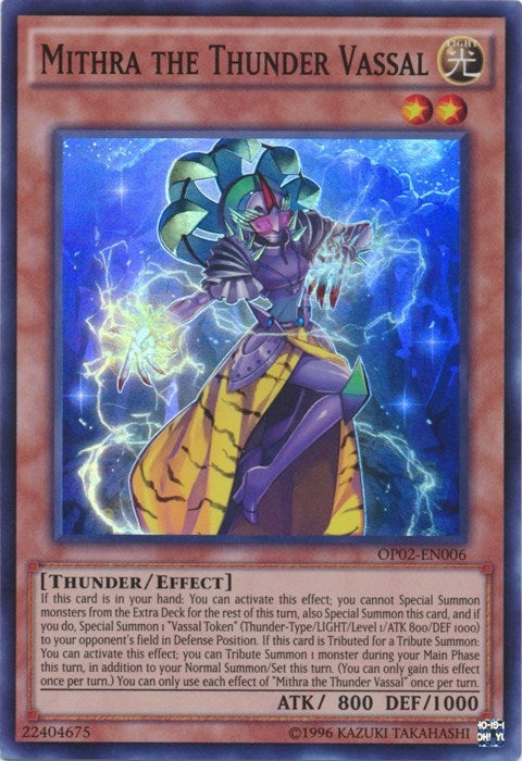 Image for Mithra the Thunder Vassal (OTS Tournament Pack 2) (OP02-EN006) - YuGiOh