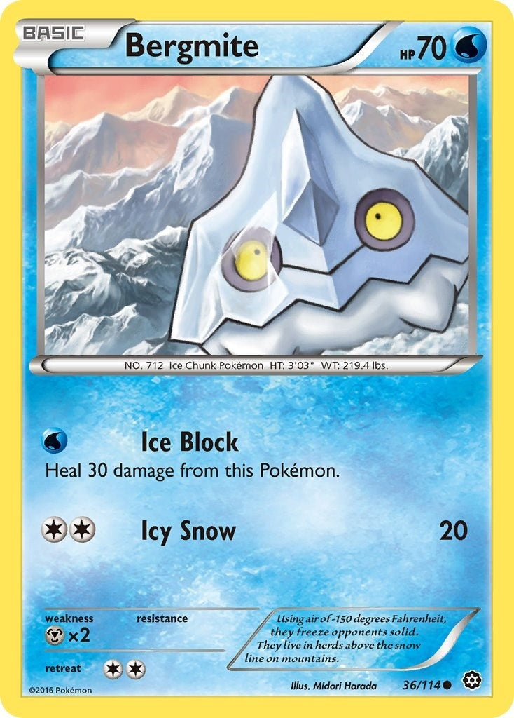 Image for Bergmite (XY - Steam Siege) (36/114) - Pokemon