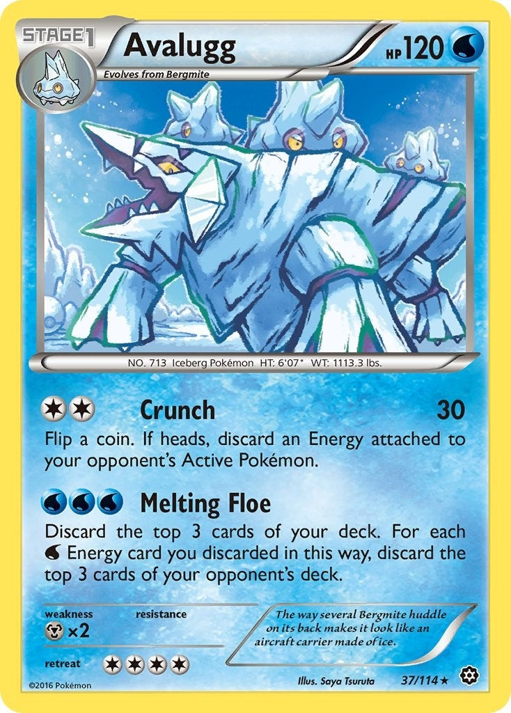 Image for Avalugg (XY - Steam Siege) (37/114) - Pokemon