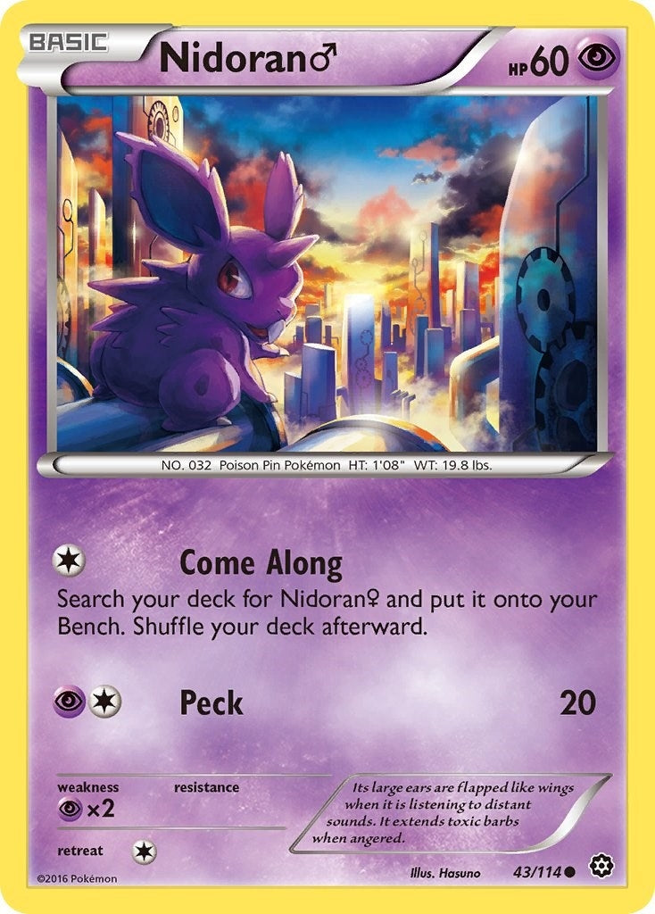 Image for Nidoran M (XY - Steam Siege) (43/114) - Pokemon