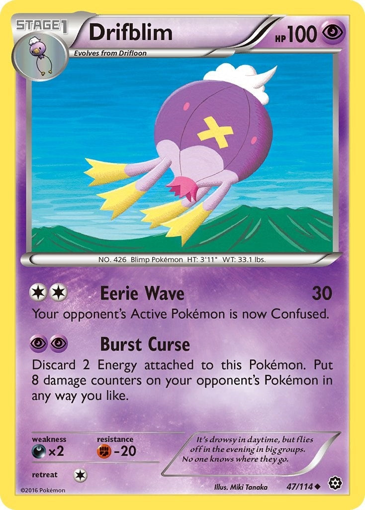 Image for Drifblim (XY - Steam Siege) (47/114) - Pokemon