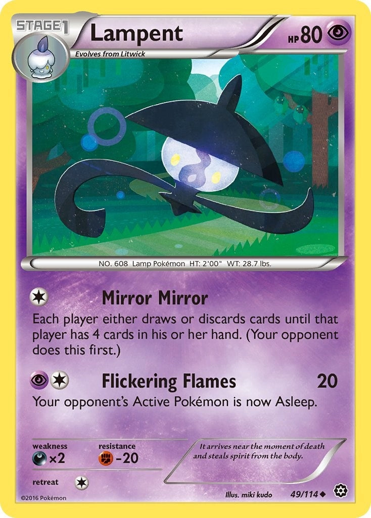 Image for Lampent (XY - Steam Siege) (49/114) - Pokemon